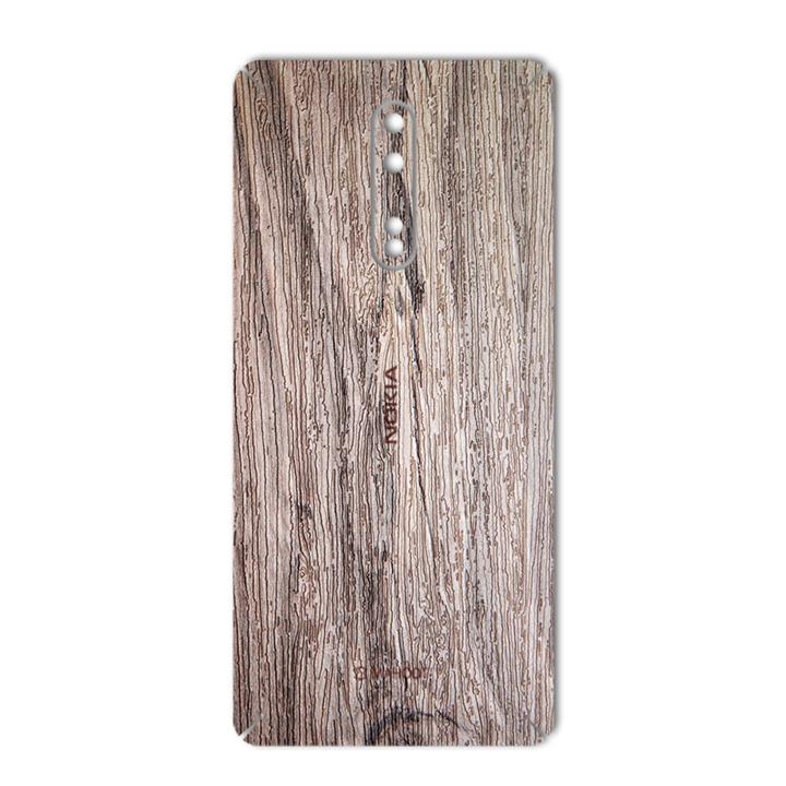 برچسب تزئینی ماهوت مدل Walnut Texture مناسب برای گوشی  Nokia 8 MAHOOT Walnut Texture Sticker for Nokia 8
